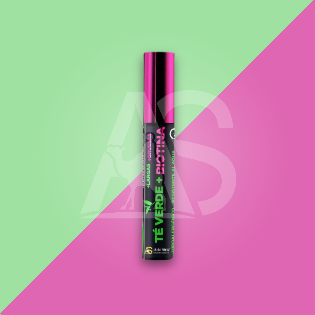 Máscara de pestañas - Té verde + Biotina